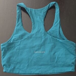 PARAGON Teal Racerback Crop Top